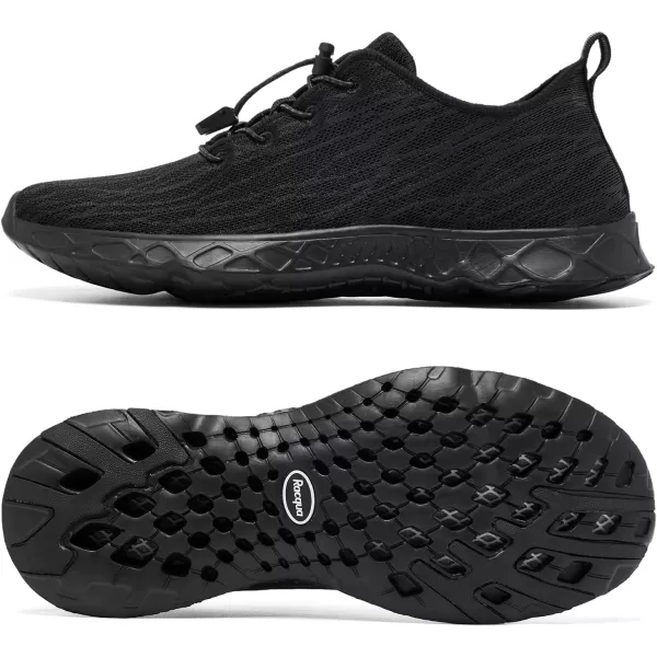 Racqua Women Men Breathable Mesh Water ShoesSx122black2