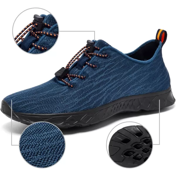 Racqua Women Men Breathable Mesh Water ShoesSx122navy