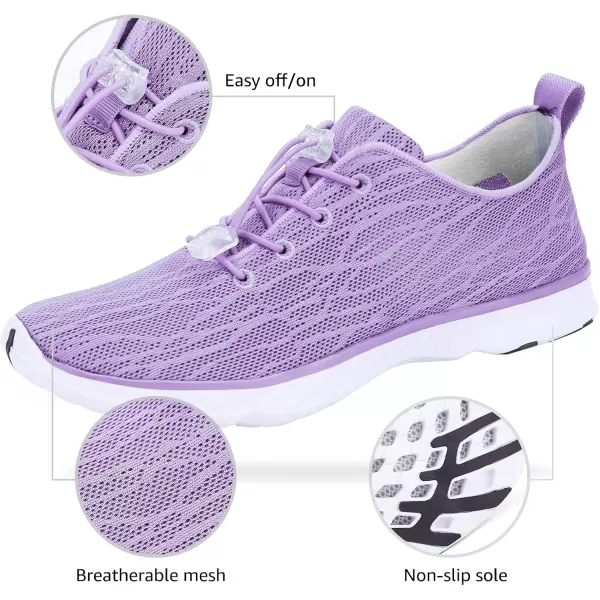 Racqua Women Men Breathable Mesh Water ShoesSx122violet