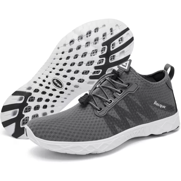 Racqua Women Men Breathable Mesh Water ShoesSx126grey