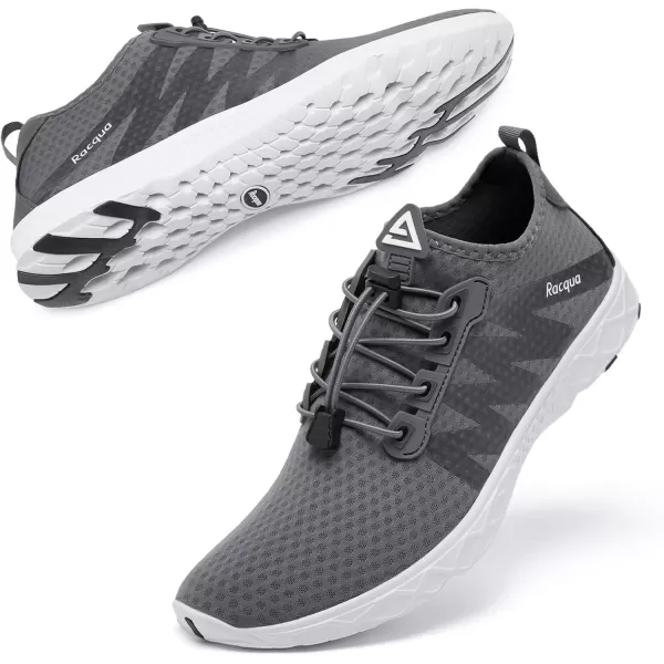 Racqua Women Men Breathable Mesh Water ShoesSx126grey