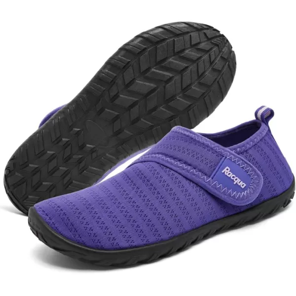 Racqua Baby Todder Water Shoes Boys Girls Quick Dry Barefoot Shoes NonSlip Swim Pool Aqua ShoesBabyToddlerPurple