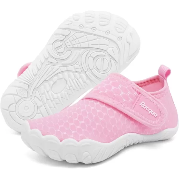 Racqua Boys Toddler Baby Water Shoes Girls NonSlip Beach Outdoor Sports Breathable Water Shoes Quick Dry Lightweight Swim Pool Aqua ShoesBabyToddlerWzk168pink