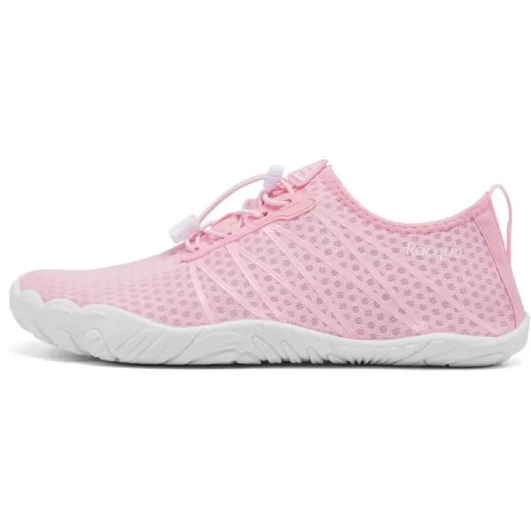 Racqua Men Women Water Shoes QuickDry Breathable Swim Shoes Lightweight Aqua Shoes Beach Pool Hiking ShoesWz1104pink