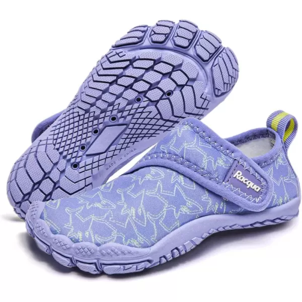 Racqua Toddler Boys Girls SlipOn Water Shoes Quick Dry Barefoot Aqua Shoes ToddlerLittle KidWzk167blue Shark