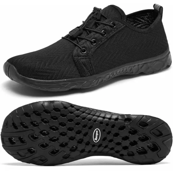 Racqua Women Men Breathable Mesh Water ShoesSx1201black