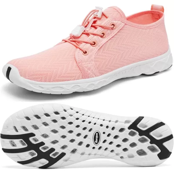 Racqua Women Men Breathable Mesh Water ShoesSx1201pink