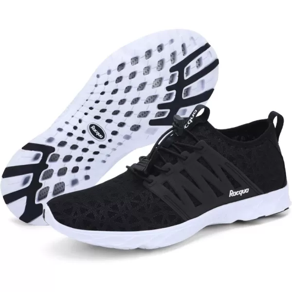 Racqua Women Men Breathable Mesh Water ShoesSx121black