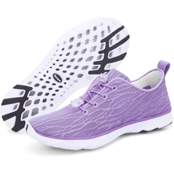 Racqua Women Men Breathable Mesh Water ShoesSx122violet