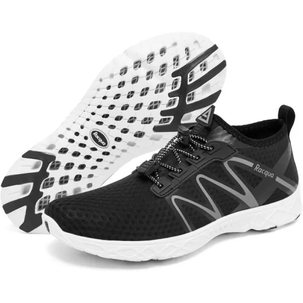 Racqua Women Men Breathable Mesh Water ShoesSx125black