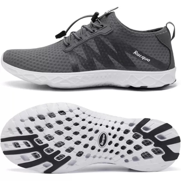 Racqua Women Men Breathable Mesh Water ShoesSx126grey