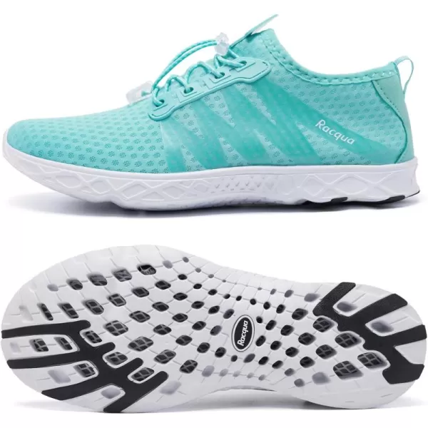 Racqua Women Men Breathable Mesh Water ShoesSx126mint Green
