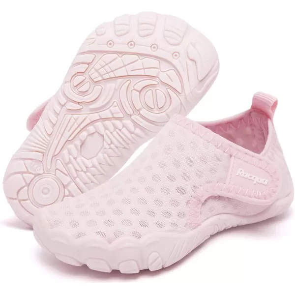 Racqua Toddler Water Shoes Baby Swim Aqua NonSlip Shoes for Kids Boys GirlsBabyToddlerWzk1653tpink