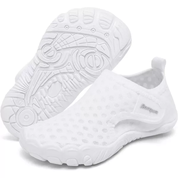 Racqua Toddler Water Shoes Baby Swim Aqua NonSlip Shoes for Kids Boys GirlsBabyToddlerWzk1653twhite