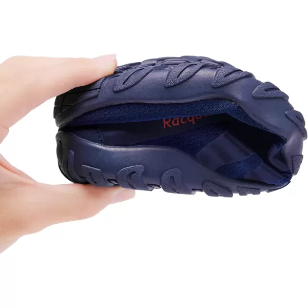 Racqua Mens Womens Water Shoes Quick Dry Aqua Shoes Lightweight Barefoot Swim Beach ShoesHd131blueOrange