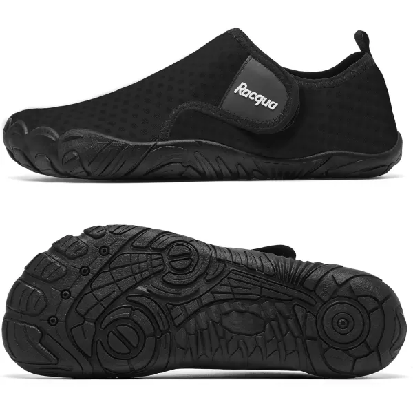 Racqua Water Shoes Swim Shoes Women Beach Shoes Men Quick DryWz1109black