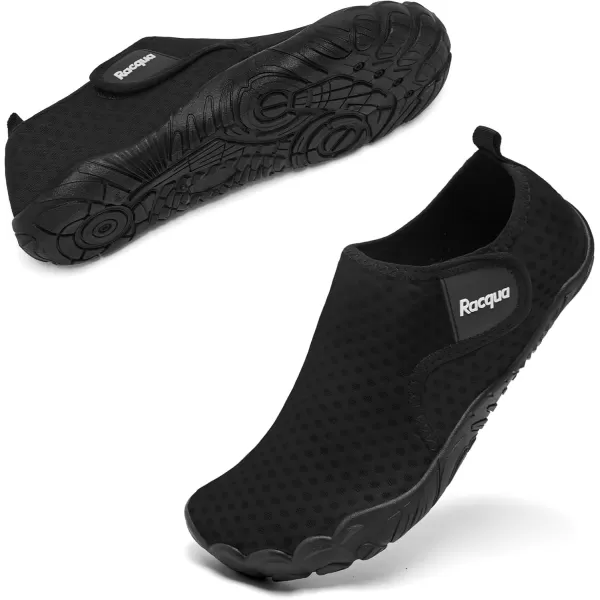 Racqua Water Shoes Swim Shoes Women Beach Shoes Men Quick DryWz1109black