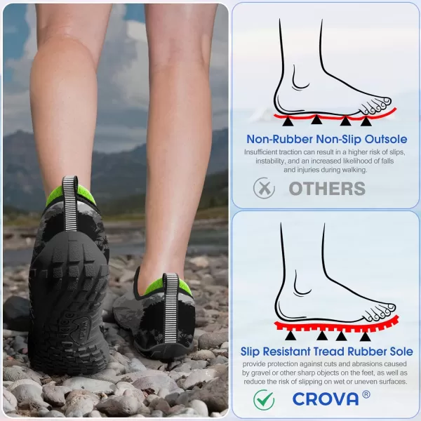 Builtin Heel Grips Water Shoes for Kids Girls Boys Hiking Wide Barefoot Swim Beach Pool Big KidForest King