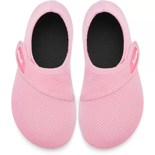 Racqua Toddler Kids Water Shoes Quick Dry Swim Shoes Lightweigh Beach Pool Aqua Shoes for Boys Girls ToddlerLittleBig KidPink