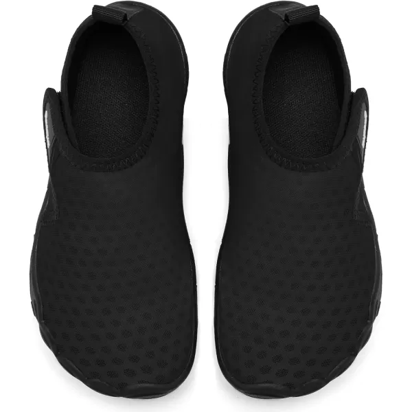 Racqua Water Shoes for Kids Boys Water Shoes Quick Dry Beach Shoes for Kids Lightweight Girls Swim Shoes Little KidBig KidWzk1653black
