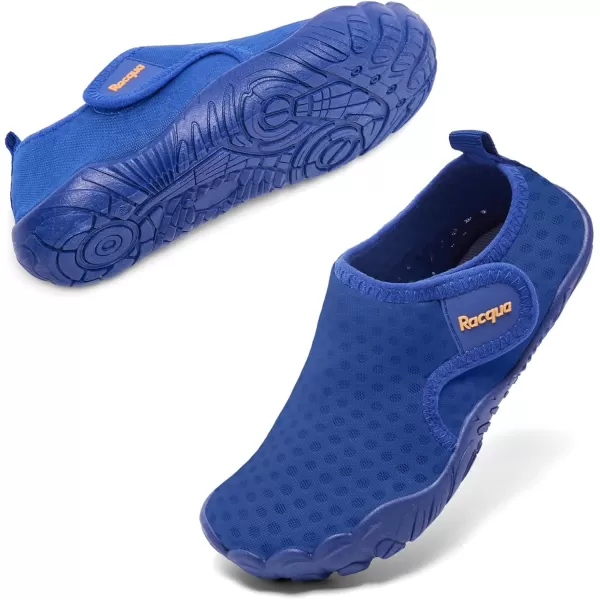 Racqua Water Shoes for Kids Boys Water Shoes Quick Dry Beach Shoes for Kids Lightweight Girls Swim Shoes Little KidBig KidWzk1653blue