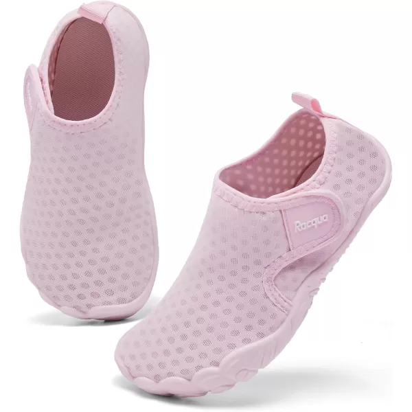 Racqua Water Shoes for Kids Boys Water Shoes Quick Dry Beach Shoes for Kids Lightweight Girls Swim Shoes Little KidBig KidWzk1653pink