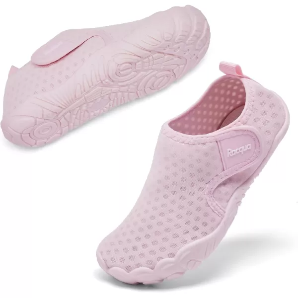 Racqua Water Shoes for Kids Boys Water Shoes Quick Dry Beach Shoes for Kids Lightweight Girls Swim Shoes Little KidBig KidWzk1653pink