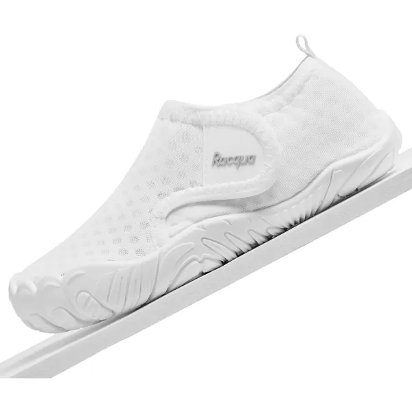 Racqua Water Shoes for Kids Boys Water Shoes Quick Dry Beach Shoes for Kids Lightweight Girls Swim Shoes Little KidBig KidWzk1653white