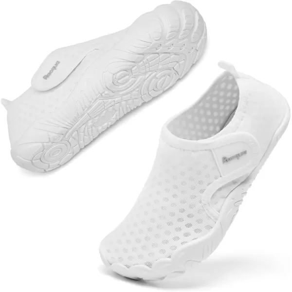 Racqua Water Shoes for Kids Boys Water Shoes Quick Dry Beach Shoes for Kids Lightweight Girls Swim Shoes Little KidBig KidWzk1653white
