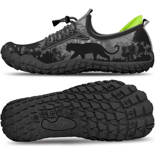 Builtin Heel Grips Water Shoes for Kids Girls Boys Hiking Wide Barefoot Swim Beach Pool Big KidForest King