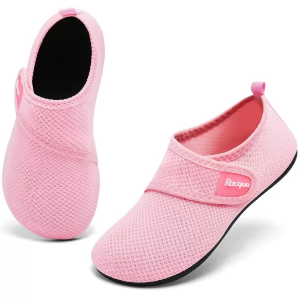 Racqua Toddler Kids Water Shoes Quick Dry Swim Shoes Lightweigh Beach Pool Aqua Shoes for Boys Girls ToddlerLittleBig KidPink