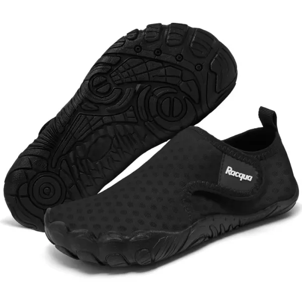 Racqua Water Shoes for Kids Boys Water Shoes Quick Dry Beach Shoes for Kids Lightweight Girls Swim Shoes Little KidBig KidWzk1653black