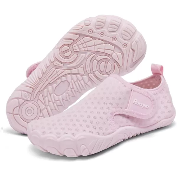 Racqua Water Shoes for Kids Boys Water Shoes Quick Dry Beach Shoes for Kids Lightweight Girls Swim Shoes Little KidBig KidWzk1653pink