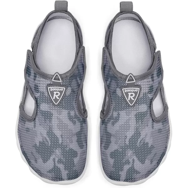 imageRacqua Kids Water Shoes Beach Swim Breathable Quick Dry Shoes for Boys Girls Little KidBig KidWzk1655black