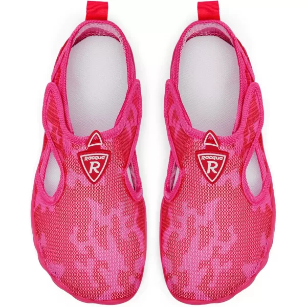 imageRacqua Kids Water Shoes Beach Swim Breathable Quick Dry Shoes for Boys Girls Little KidBig KidWzk1655red