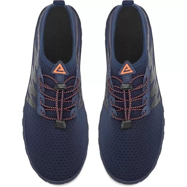 imageRacqua Water Shoes Womens Mens Quick Dry Barefoot Shoes Swim Lightweight Surf Beach Pool Aqua ShoesHd1307blueOrange