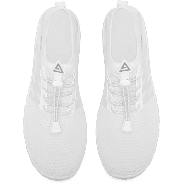 imageRacqua Water Shoes Womens Mens Quick Dry Barefoot Shoes Swim Lightweight Surf Beach Pool Aqua ShoesHd1307white