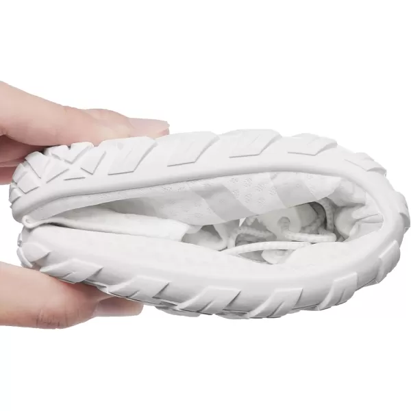 imageRacqua Water Shoes Womens Mens Quick Dry Barefoot Shoes Swim Lightweight Surf Beach Pool Aqua ShoesHd1307white