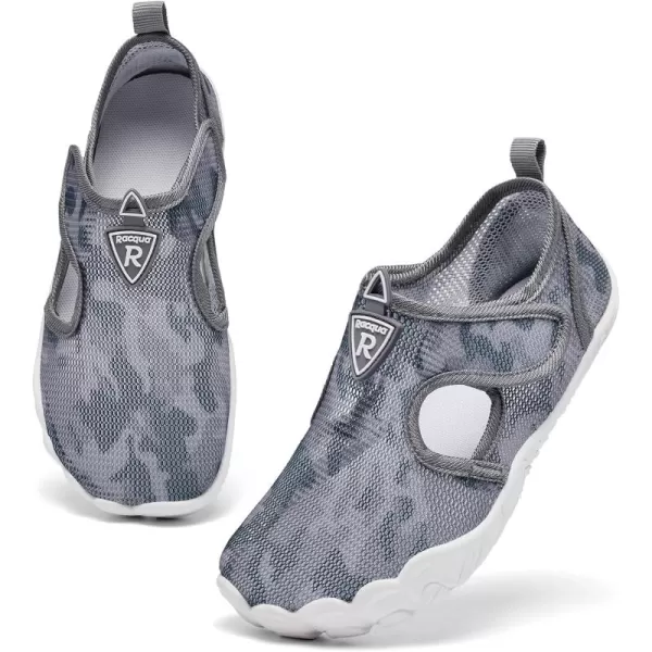 imageRacqua Kids Water Shoes Beach Swim Breathable Quick Dry Shoes for Boys Girls Little KidBig KidWzk1655black