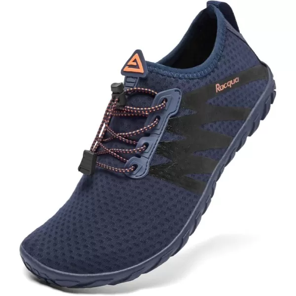 imageRacqua Water Shoes Womens Mens Quick Dry Barefoot Shoes Swim Lightweight Surf Beach Pool Aqua ShoesHd1307blueOrange