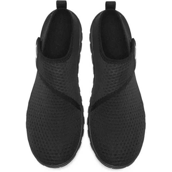 imageRacqua Mens Womens Water Shoes Barefoot Quick Dry Lightweight Aqua Shoes Swim Beach ShoesHd134black