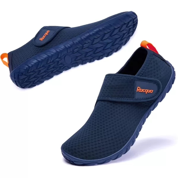 imageRacqua Mens Womens Water Shoes Barefoot Quick Dry Lightweight Aqua Shoes Swim Beach ShoesHd134blueOrange