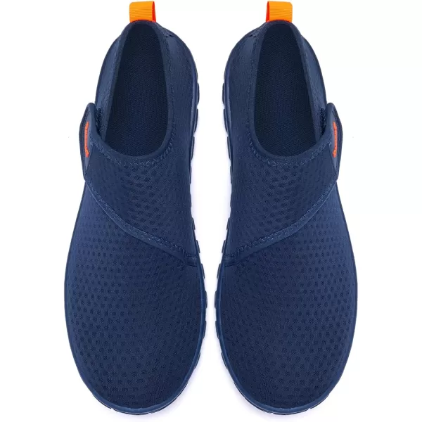 imageRacqua Mens Womens Water Shoes Barefoot Quick Dry Lightweight Aqua Shoes Swim Beach ShoesHd134blueOrange