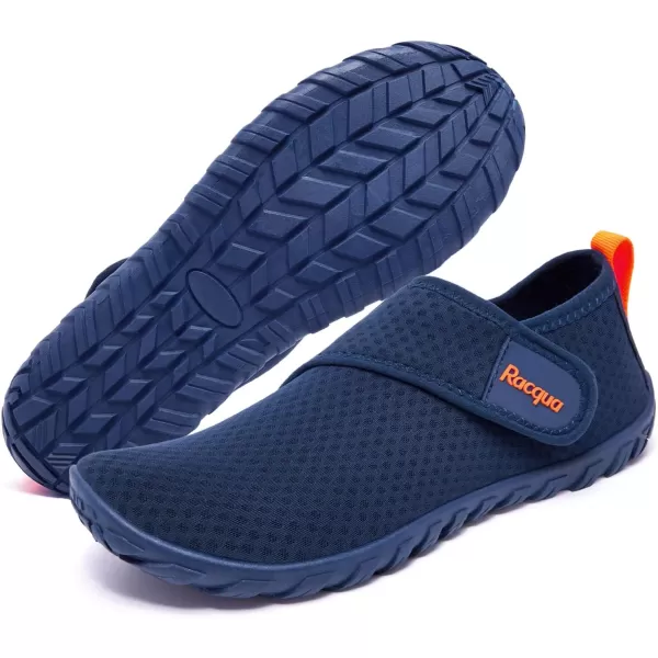 imageRacqua Mens Womens Water Shoes Barefoot Quick Dry Lightweight Aqua Shoes Swim Beach ShoesHd134blueOrange