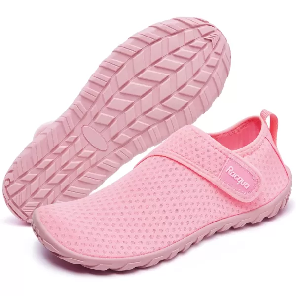 imageRacqua Mens Womens Water Shoes Barefoot Quick Dry Lightweight Aqua Shoes Swim Beach ShoesHd134pink
