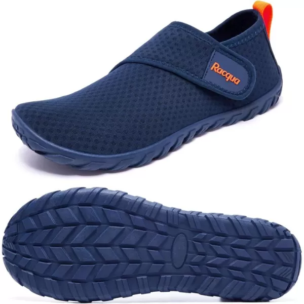 imageRacqua Mens Womens Water Shoes Barefoot Quick Dry Lightweight Aqua Shoes Swim Beach ShoesHd134blueOrange