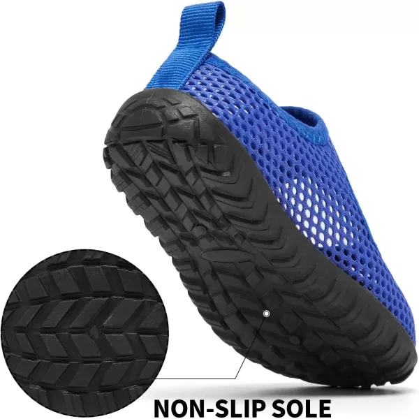 imageRacqua Toddler Water Shoes Aqua Swim Quick Dry Outdoor Shoes for Baby Boys GirlsToddlerLittle KidHdk1608tblueOrange
