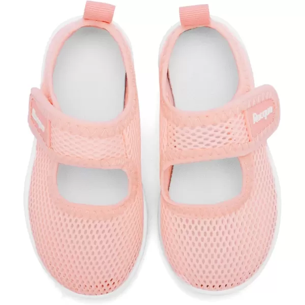 imageRacqua Toddler Water Shoes Aqua Swim Quick Dry Outdoor Shoes for Baby Boys GirlsToddlerLittle KidHdk1608tpink