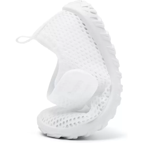 imageRacqua Toddler Water Shoes Aqua Swim Quick Dry Outdoor Shoes for Baby Boys GirlsToddlerLittle KidHdk1608twhite