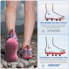 imageBuiltin Heel Grips Water Shoes for Kids Girls Boys Hiking Wide Barefoot Swim Beach Pool Big KidSeaweed Pink